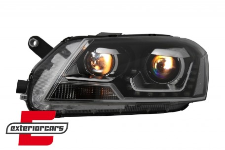 Prednja svjetla LED DayLight (crna) / VW Volkswagen Passat B7 (2010-2014), LPVWM8