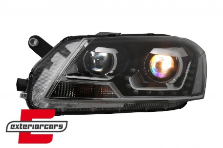 Prednja svjetla LED DayLight (crna) / VW Volkswagen Passat B7 (2010-2014), LPVWM8