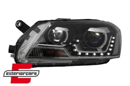 Prednja svjetla LED DayLight (crna) / VW Volkswagen Passat B7 (2010-2014), LPVWM8