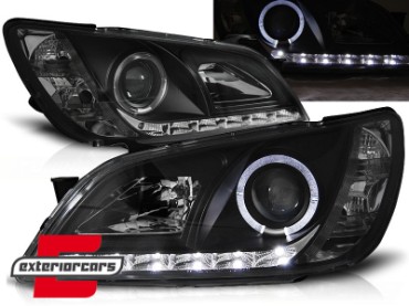 Prednja svjetla LED DayLight dizajn (crna) / Lexus IS XE10 Facelift (2001-2005), LPLE02