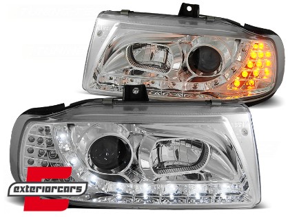 Prednja svjetla LED DayLight LED žmigavci (chrome) / SEAT IBIZA/CORDOBA (93-99), LPSE15