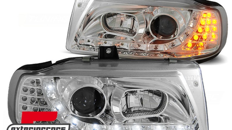 Prednja svjetla LED DayLight LED žmigavci (chrome) / SEAT IBIZA/CORDOBA (93-99), LPSE15