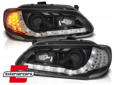 Prednja svjetla LED DayLight LED žmigavci (crna) / RENAULT MEGANE/SCENIC (96-99), LPRE26