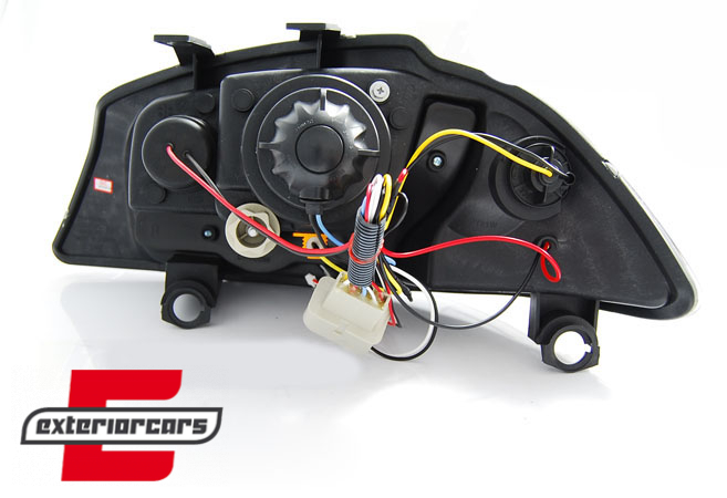 Prednja svjetla LED DayLight LED žmigavci (crna) / SEAT IBIZA 6L (02-08), LPSE28