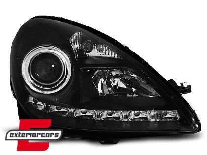 Prednja svjetla LED DayLight Xenon (crna) / Mercedes SLK R171 (2004-2011), LPMEE5