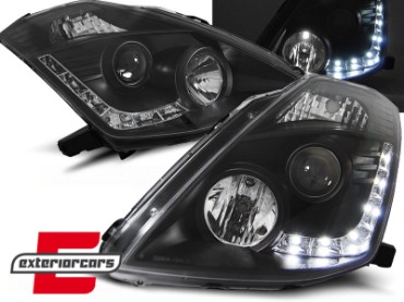 Prednja svjetla LED DayLight Xenon (crna) / Nissan 350Z (2003-2005), LPNI04