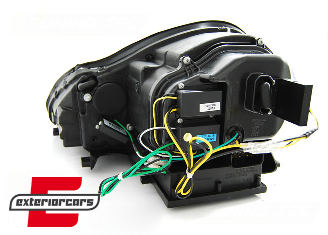 Prednja svjetla LED DayLight Xenon (crna) / Porsche Cayenne (02-06), LPPO04