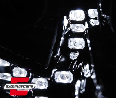 Prednja svjetla LED DayLights (chrome) / Ford Focus III Mk3 (2010-2014), LPFO60