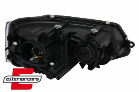 Prednja svjetla LED DayLine Xenon look (crna) / VW T5.1 (2010-2015), LPVW49