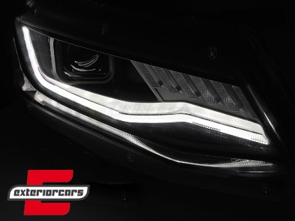 Prednja svjetla LED Dinamički Sekvencijalni žmigavci (crna) / Chevrolet Camaro (05.2015-2018), LPCT14