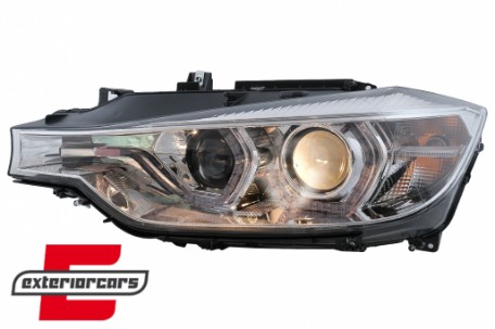 Prednja svjetla LED DRL Angel Eyes (chrome) BMW serije 3 F30 F31 LCI limuzina karavan (2015-2019), LPBMN1