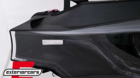 Prednja svjetla LED DRL Angel Eyes (crna) / BMW serije 3 F30 F31 LCI limuzina karavan (2015-2019), LPBMN2