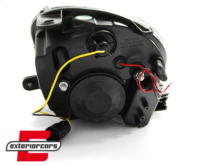 Prednja svjetla LED DRL (chrome) / Fiat 500 (2007-2015), LPFI23
