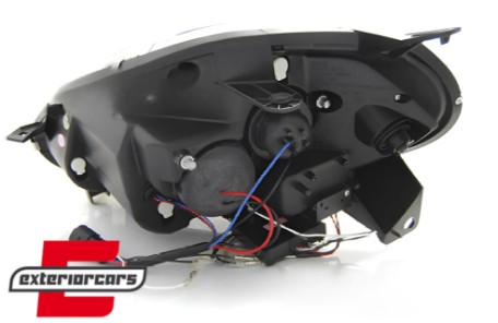 Prednja svjetla LED DRL (chrome) / Fiat Punto EVO (10.2009-2012), LPFI27