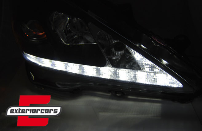 Prednja svjetla LED DRL (chrome) / Lexus IS XE20 (2006-2013), LPLE03