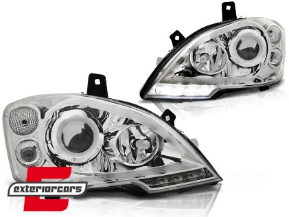 Prednja svjetla LED DRL (chrome) / Mercedes Vito W639 (2010-2014), LPME98