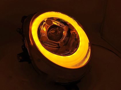 Prednja svjetla LED DRL (chrome) / MINI COOPER F54 F55 F56 (2014-2017), LPMC23