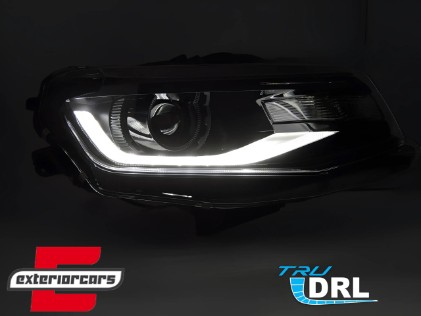 Prednja svjetla LED DRL (crna) / Chevrolet Camaro (2016-2018), LPCT16