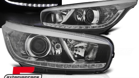 Prednja svjetla LED DRL (crna) / Kia Ceed II (2012-2018), LPKI03