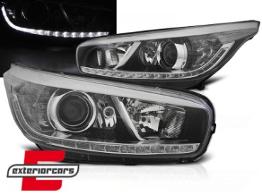Prednja svjetla LED DRL (crna) / Kia Ceed II (2012-2018), LPKI03
