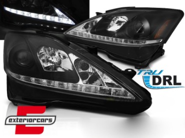 Prednja svjetla LED DRL (crna) / Lexus IS XE20 (2006-2013), LPLE04