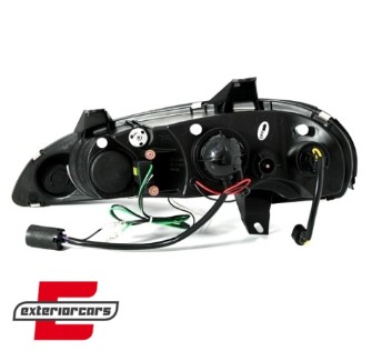 Prednja svjetla LED DRL (crna) / Opel Tigra (1994-2000), LPOP58