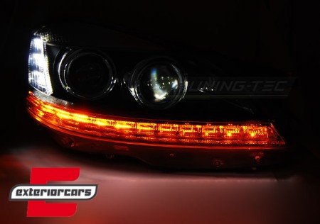 Prednja svjetla LED DRL Facelift look (chrome) / Mercedes S-klasa W221 (2005-2009), LPMEA1