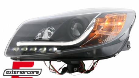 Prednja svjetla LED DRL Facelift Xenon look (crna) / Opel Insignia (2008-2012), LPOP95