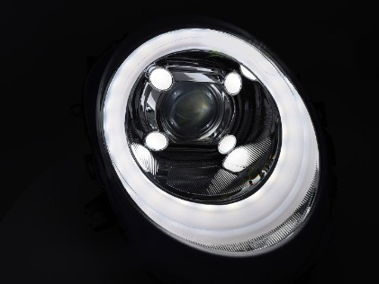 Prednja svjetla LED DRL (mat crna) / MINI COOPER F54 F55 F56 (2014-2017), LPMC24