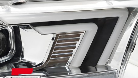 Prednja svjetla LED DRL SEQ žmigavci (chrome) / Dodge Durango (2010-2013), LPDO48