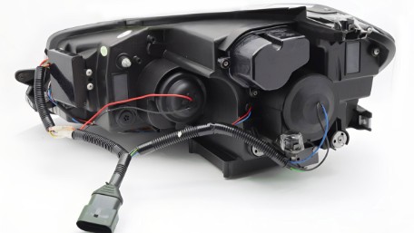 Prednja svjetla LED DRL SEQ žmigavci (chrome) / VW Golf 7.5 Facelift (2017-2019), LPVWW0