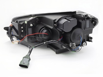 Prednja svjetla LED DRL SEQ žmigavci (chrome) / VW Golf 7.5 Facelift (2017-2019), LPVWX4