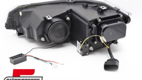 Prednja svjetla LED DRL SEQ žmigavci (chrome) / VW Polo 2G (2017-2021), LPVWY1