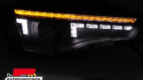 Prednja svjetla LED DRL SEQ žmigavci (crna) / Audi A5 8T Facelift (2012-2016), LPAUG8