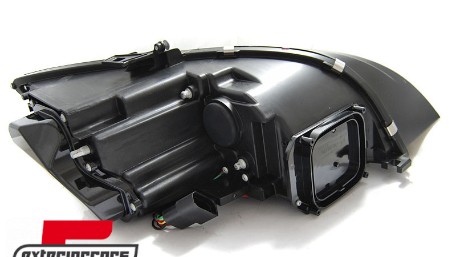 Prednja svjetla LED DRL SEQ žmigavci (crna) / Audi TT 8J (2006-2010), LPAUE1