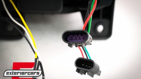 Prednja svjetla LED DRL SEQ žmigavci (crna) / Dodge Challenger (2008-2014), LPDO29