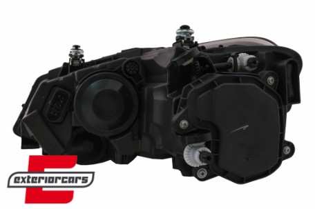 Prednja svjetla LED DRL SEQ žmigavci (crvena) / VW Polo Mk5 6R 6C (2009-2017), LPVX17