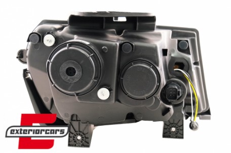 Prednja svjetla LED DRL SEQ žmigavci Facelift 2016 look (crna) / Chevrolet Camaro Mk5 Facelift (2013-2015), LPCT15