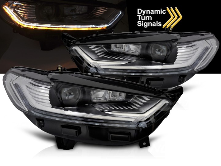 Prednja svjetla LED DRL SEQ žmigavci / Ford Mondeo MK5 (2014-2018), LPFOD6