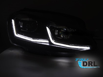 Prednja svjetla LED DRL SEQ žmigavci GTI look / / VW Golf 7.5 Facelift (2017-2019), LPVX29