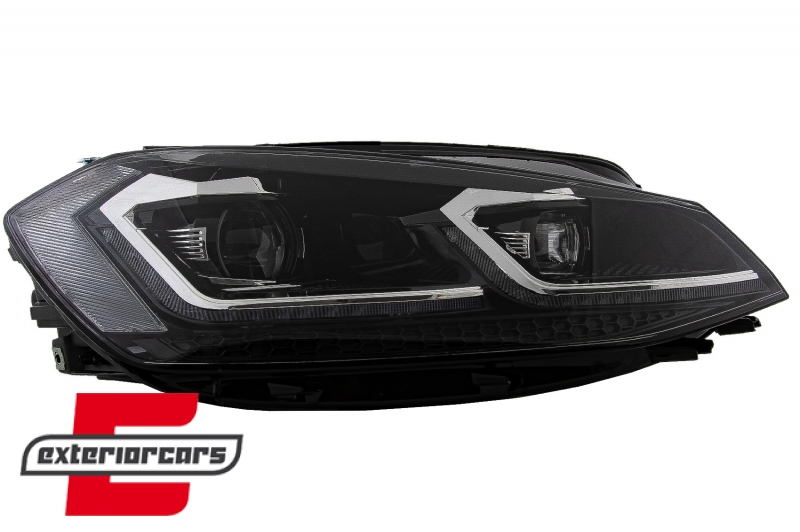 Prednja svjetla LED DRL SEQ žmigavci R line look / VW Golf 7.5 Facelift (2017-2019), LPVX09