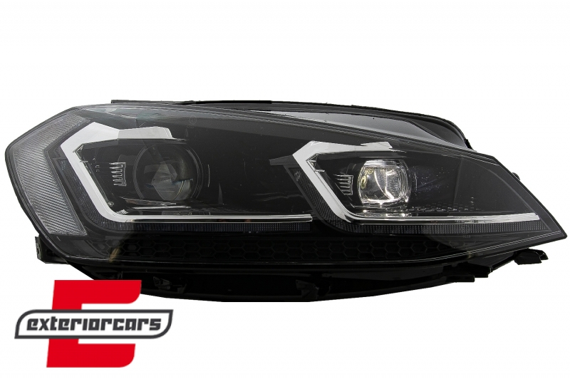 Prednja svjetla LED DRL SEQ žmigavci R line look / VW Golf 7.5 Facelift (2017-2019), LPVX09