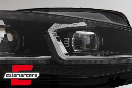 Prednja svjetla LED DRL SEQ žmigavci R line look / VW Golf 7.5 Facelift (2017-2019), LPVX09
