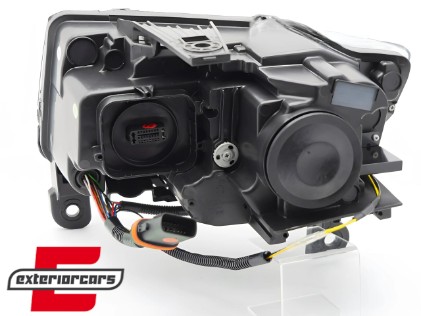 Prednja svjetla LED DRL SEQ žmigavci TubeLight dizajn XENON (chrome) / Jeep Grand Cherokee WK2 Facelift (2014-2021), LPCH37