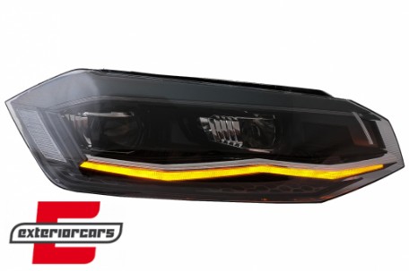 Prednja svjetla LED DRL SEQ žmigavci / VW Polo AW 2G (2018-2021), LPVX18