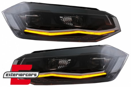 Prednja svjetla LED DRL SEQ žmigavci / VW Polo AW 2G (2018-2021), LPVX18