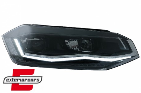 Prednja svjetla LED DRL SEQ žmigavci / VW Polo AW 2G (2018-2021), LPVX18