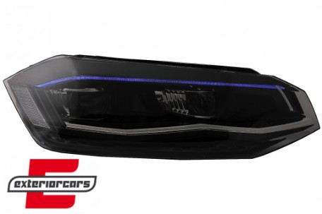 Prednja svjetla LED DRL SEQ žmigavci / VW Polo AW 2G (2018-2021), LPVX18