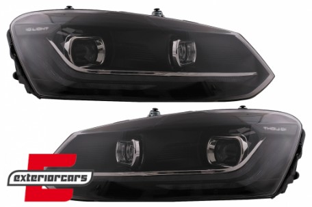Prednja svjetla LED DRL SEQ žmigavci / VW Polo Mk5 6R 6C (2009-2017), LPVX16