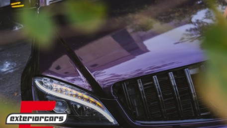 Prednja svjetla LED DRL SEQ žmigavci W205 look (crna) / Mercedes C klasa W204 S204 limuzina karavan (2007-2010), LPMEC4